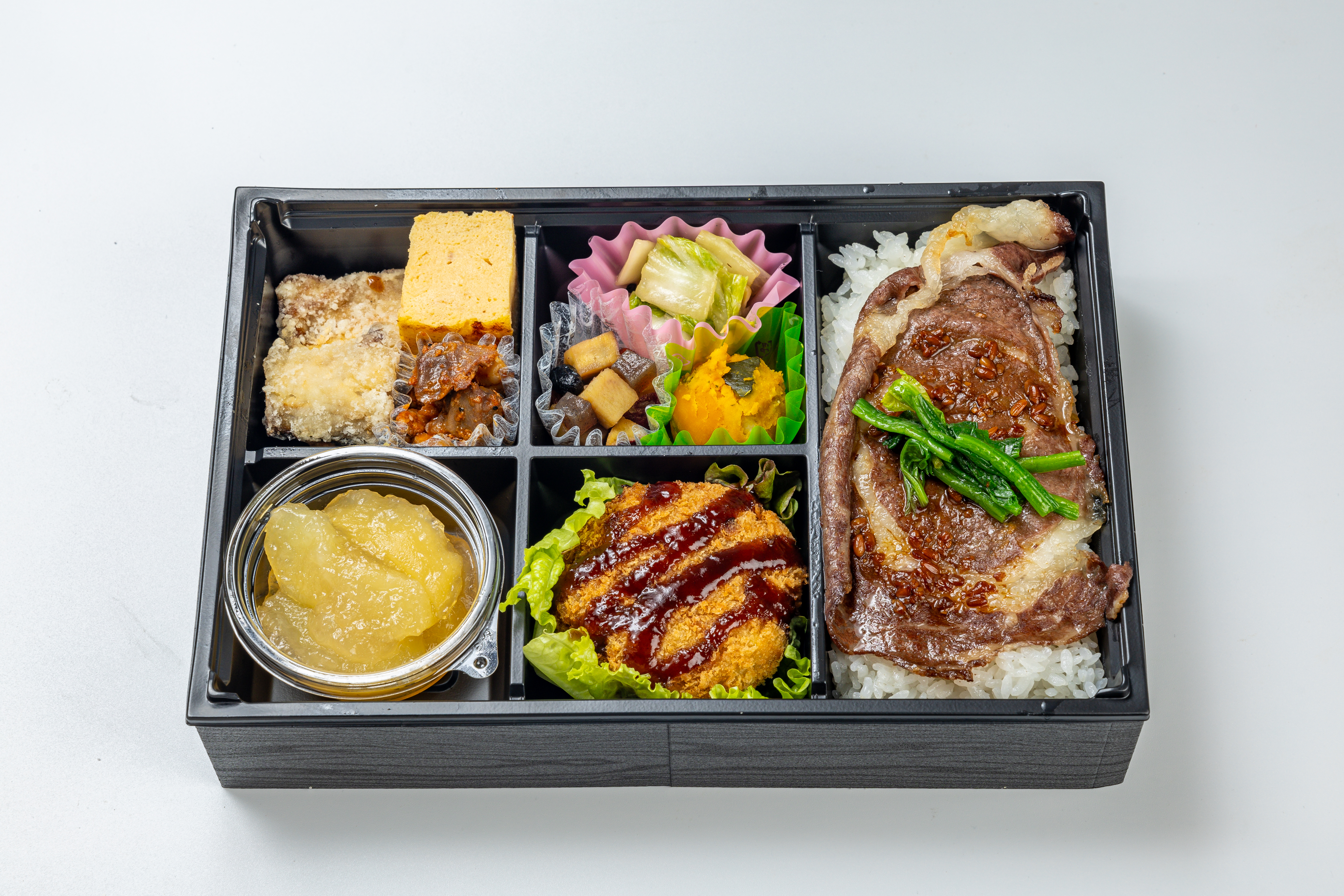 デザート付き牛網焼き弁当